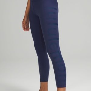 Lululemon-NWT Align High Rise Pant 25” Night Sea Size 8